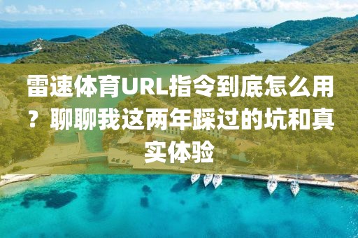 雷速体育URL指令到底怎么用？聊聊我这两年踩过的坑和真实体验